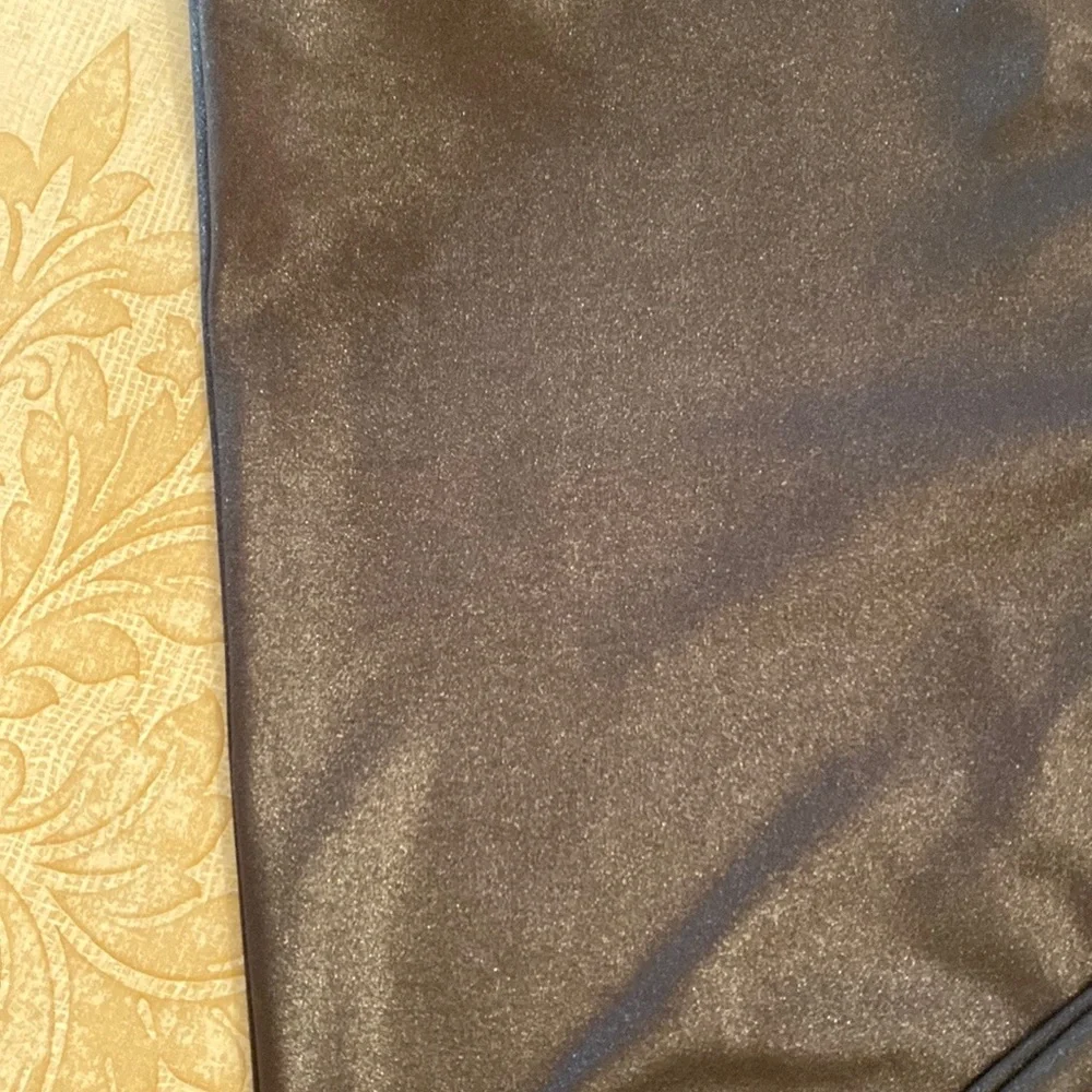 Athleta Elation High Rise Gray Silver Shimmer Leggings M - Picture 9 of 13